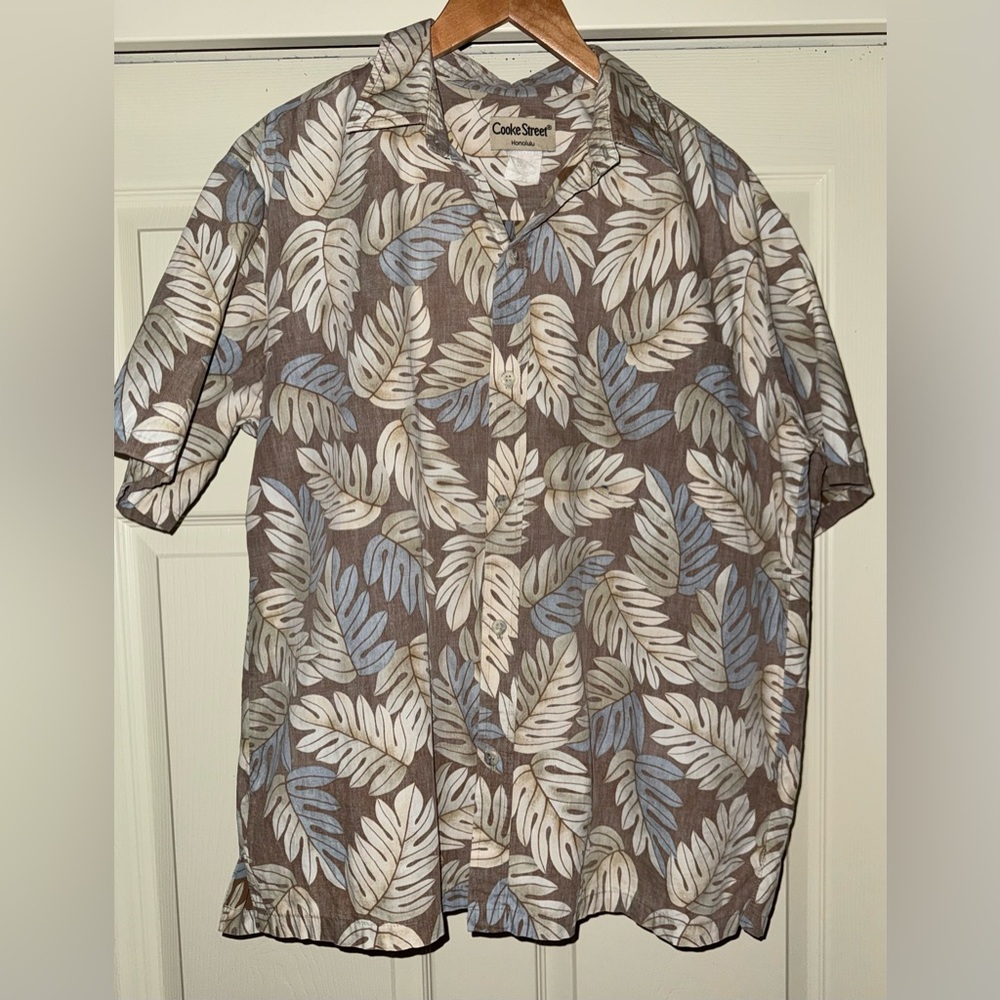 Vintage Cooke Street Button Down Shirt, sz L/XL
